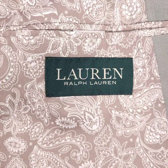 Lauren Ralph Lauren Blazer Mens 40L Ultraflex Linen Lassiter New Jacket - Picture 6 of 16